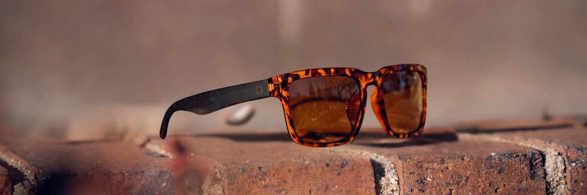 Natural wooden sunglasses Earth Wood Imperial Unisex Sunglasses Khaki/Tan Frame Brown  main image 2