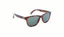 Optic Nerve Fairplay sunglasses with a tortoise frame, smoke lenses, and a silver mirror on a white background