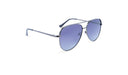 Optic Nerve Flatscreen Sunglasses with a gunmetal frame and a smoke lens on a white background