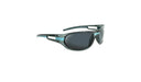 Optic Nerve Kids Homerun sunglasses with a gray frame and smoke lenses on a white background