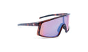 Optic Nerve Stone Cat sunglasses with a tortoise frame, brown lens, and a green mirror on a white background