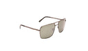 Optic Nerve Dragon sunglasses with a gunmetal frame, smoke lenses and a silver mirror on a white background