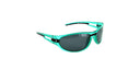 Optic Nerve Kids Homerun sunglasses with a blue frame and smoke lenses on a white background